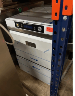 underbordsopvasker fra Asber, demomodel - 14 dages garanti. Du kan tilkøbe 12 mdr. for 799 kr.