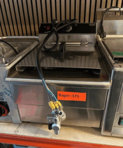 friture bordmodel fra Combisteel, demomodel - 14 dages garanti. Du kan tilkøbe 12 mdr. for 799 kr.