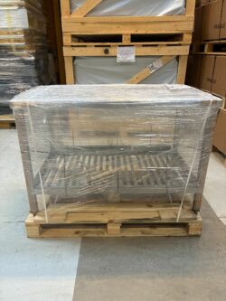 Stålbord med underhylde 1200x700x800  (vor PO10830)