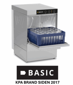 Glasopvasker MED drænpumpe BASIC, God maskine, simpel betjening