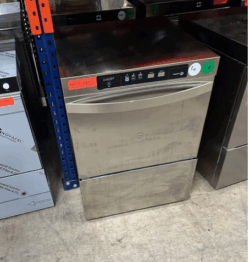 underbordsopvasker fra Fagor, model Co-502 med drænpumpe, brugt - 14 dages garanti. Du kan tilkøbe 12 mdr. for 799 kr.