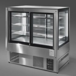 Tecnodom kølemontre 1,5 meter med skydelåger på begge sider (EVOK 4 door - selvbetjening)