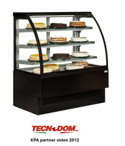 Kølemontre EVO 90 cm FAST LAVPRIS, Sort ral 9005, Tecnodom