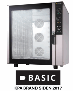 Basic industriovn 10 stik med Dampfunktion,  EV-SME-910-LS/KP