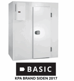 Frostrum1840x2040mm, 100mm isolering med gulv BASIC JKS (5,73 m3) lagerrum