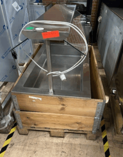 Bain maie bordmodel med plads til 3 gn, brugt - 14 dages garanti. Du kan tilkøbe 12 mdr. for 799 kr.