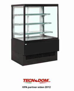 Kølemontre EVOK 90 cm FAST LAVPRIS, Sort ral 9005, Tecnodom