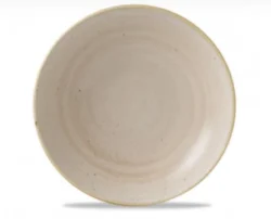 Stonecast Nutmeg Cream dyb tallerken 31 cm, Churchill
