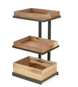 Buffetopsats med hylder 30x24x51,5 cm, Pujadas