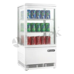 Kølemontre i hvid m/ LED 428x386x810