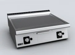 FT-E710 C R Dobbelt stegeplade Fagor FT-E710 C R m/ Chrome overflade og riflet rist (UDGÅR)