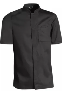 New Nordic kokkejakke m/kortærmer i sort str. M, Nybo (udgået)