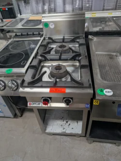 Kogebord til gas fra Offcar med 2 blus brugt - 14 dages garanti. Du kan tilkøbe 12 mdr. for 799 kr.