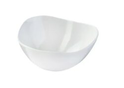 Melamin skål i hvid trekantet Ø18,7 cm