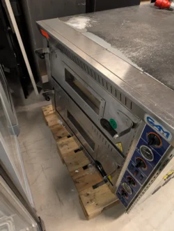 Pizzaovn fra Gam 2x6 pizzaer, brugt
