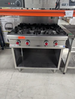 Kogebord til gas fra Offcar med 4 blus brugt - 14 dages garanti. Du kan tilkøbe 12 mdr. for 799 kr.