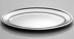 Ovalt fad 50x34 cm, Steelfunction