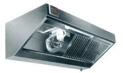 Industriemfang m/motor - væghængt, skråtstillet: