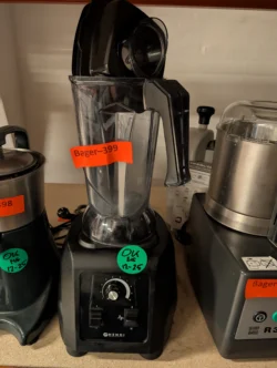 Blender fra Hendi brugt - 14 dages garanti. Du kan tilkøbe 12 mdr. for 799 kr.