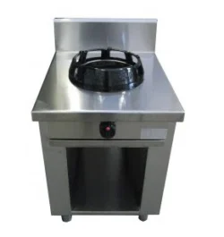 Wokkomfur / kinakomfur, Casta 1 blus, gulvmodel 9,5 kw 500x500x850 TIL BYGAS