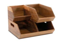 Trækasse stabelbar 17,5x31 cm, Pujadas