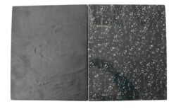 Melamin serveringsfad i sort granit-look 1/2 gn, Pujadas