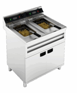 Årsleje af Friture 2x 12 L gulvmodel 2x 9 kw. Udbetaling 1798 kr. / mdr. leje 398 kr.  BASIC BY COMBI