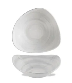 Stonecast Canvas Grey trekantet skål 23,5 cm, Churchill