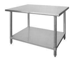 Stålbord med underhylde 1000x600x(H)850 mm, Hendi