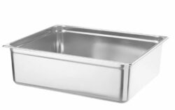Gastrobakke i stål 2/1 200 mm