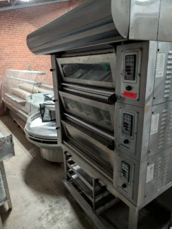 Miwe brugt bageovn i 3 etager (minus dampfunktion)