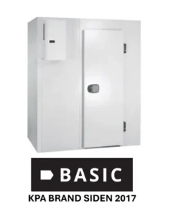 Kølerum uden gulv BASIC JKS (28,88 m3) lagerrum måler 3940x3940x2070mm med 90cm bred dør Eksl. Dørkontakt, Lys, Alarmer mv.