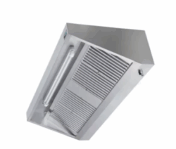 Vægmonteret emfang 700 mm, 1400x700x450mm