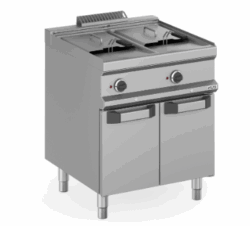 Friture dobbelt m/ 2 kar på 13 Liter til el, MBM MFRE77A