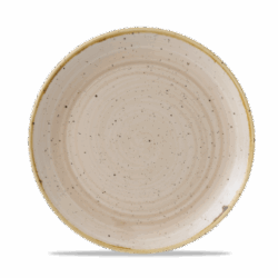 Stonecast Nutmeg Cream flad tallerken, 21,7 cm, Churchill