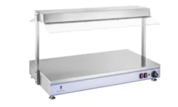 Varmeplade til buffet med 3 halogenlamper - 1550 W