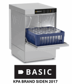 Glasopvasker u/ drænpumpe, BASIC -