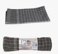 Kokkeviskestykker i lysegrå m/3 stk (restsalg)