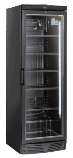 Flaskekøleskab i sort, 350 liter - Coolhead