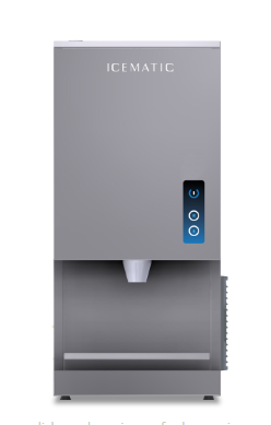 Isterninemaskine m/ Dispenser 124kg/24 timer, 11 kg. beholder, Icematic