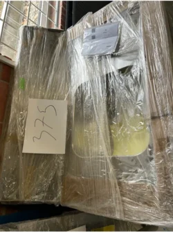 RESTSALG: stålbord med vask 1000x800x900