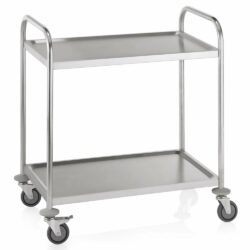 Servicevogn med 2 hylder 85x53x95 cm, Was
