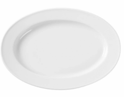 Bianco oval fad 34 x 24cm, FineDine