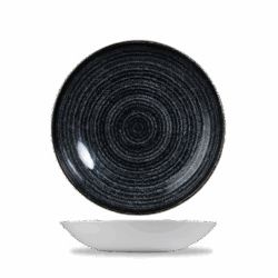 Studio Prints Charcoal Black dyb tallerken 18 cm, Churchill