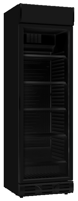 Flaskekøleskab I Sort, 360 Liter - Coldera