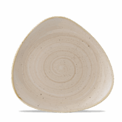 Stonecast Nutmeg Cream trekantet tallerken 22,9 cm, Churchill