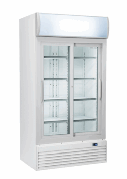 Dobbelt flaskekøleskab fra Coolhead DC800S