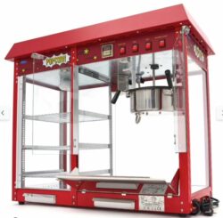 Popcormmaskine med displayområde / varmehylder BASIC