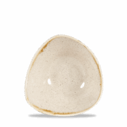 Stonecast Nutmeg Cream trekantet skål 15 cm, Churchill
