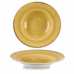 Stonecast Mustard Seed Yellow  pastatallerken 28 cm, Churchill